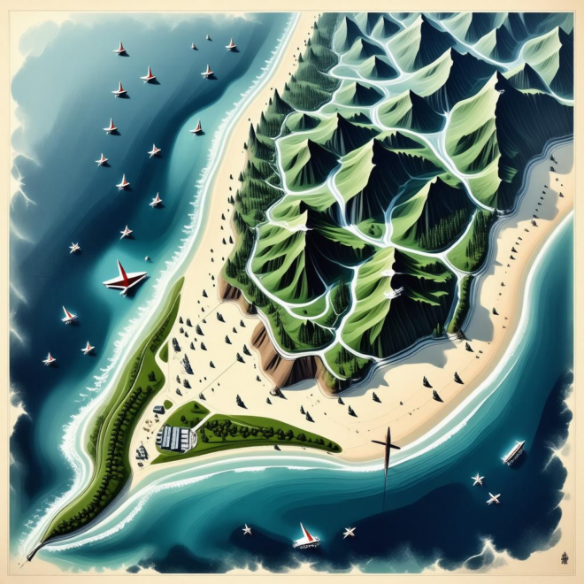 Map Of Blue Mountain Beach Florida
