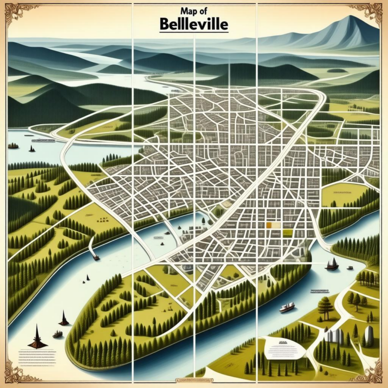 Map Of Belleville Ontario
