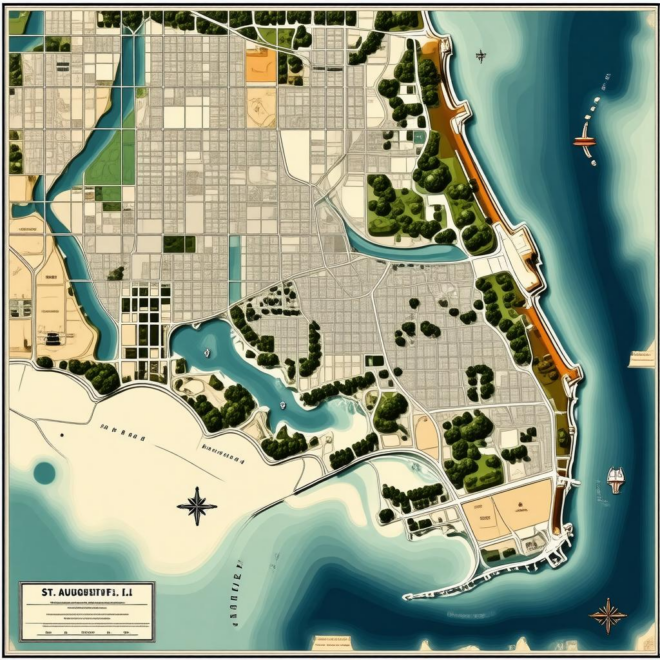 Map Of Florida St Augustine Fl