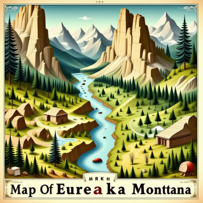Map Of Eureka Montana