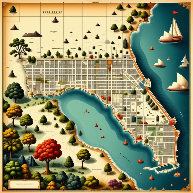 Map Of Coral Gables Florida