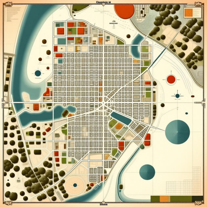 Map Of Champaign Urbana Illinois