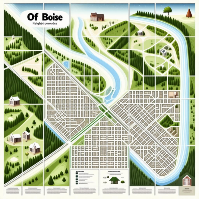 Map Of Boise Neighborhoods