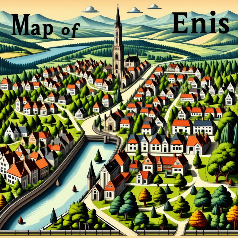 Map Of Ennis Town