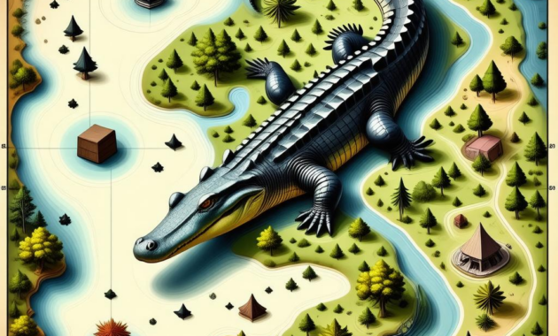Map Of Alligator Alley