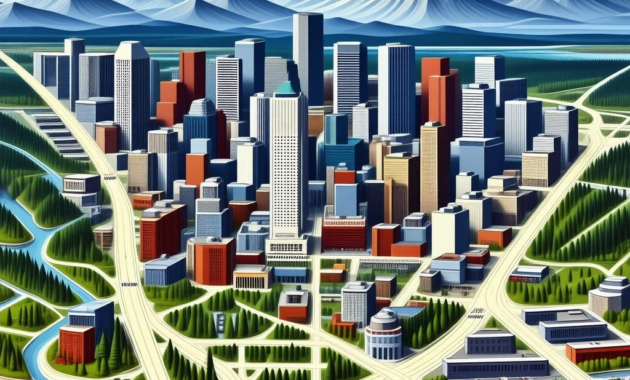 Map Of Downtown Anchorage Alaska