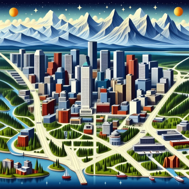 Map Of Downtown Anchorage Alaska