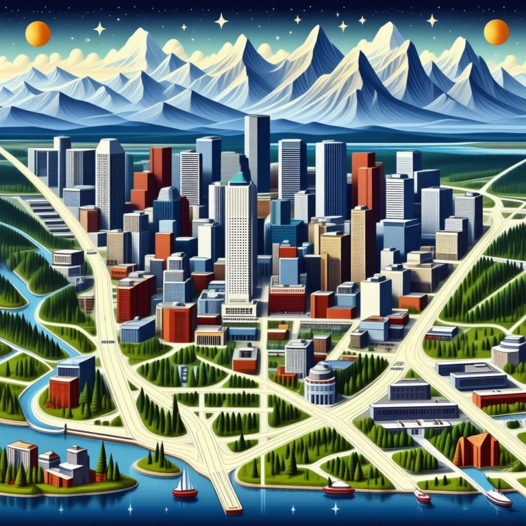 Map Of Downtown Anchorage Alaska