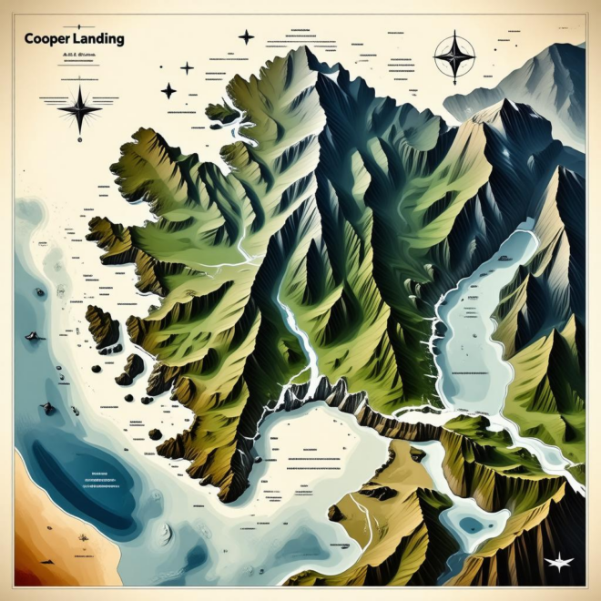 Map Of Cooper Landing Alaska