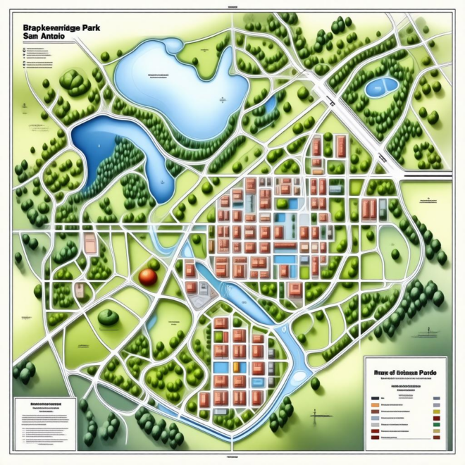 Map Of Brackenridge Park San Antonio