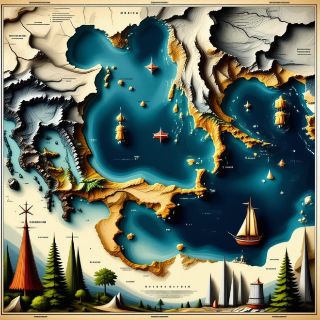 Map Of Croatia And Greece