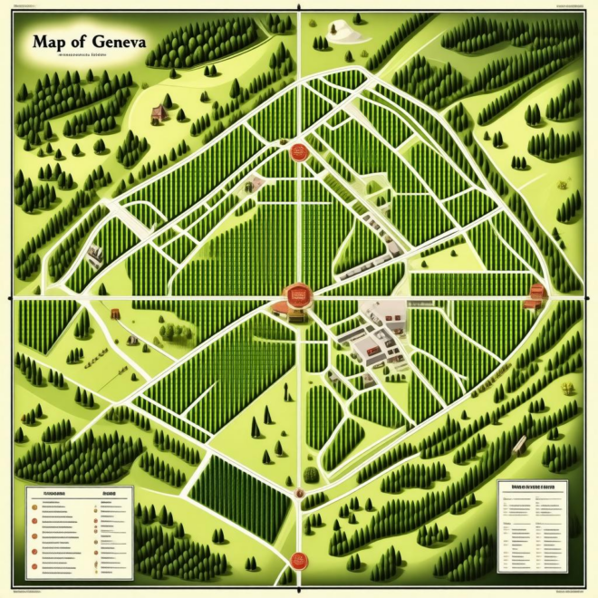 Map Of Geneva Wineries