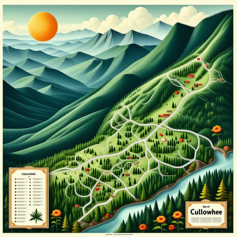 Map Of Cullowhee Nc