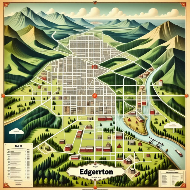 Map Of Edgerton Wisconsin