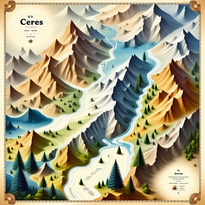 Map Of Ceres Ca