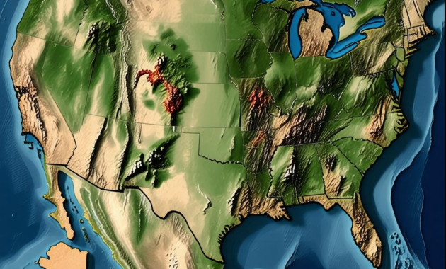 Map Of Fault Lines In The United States