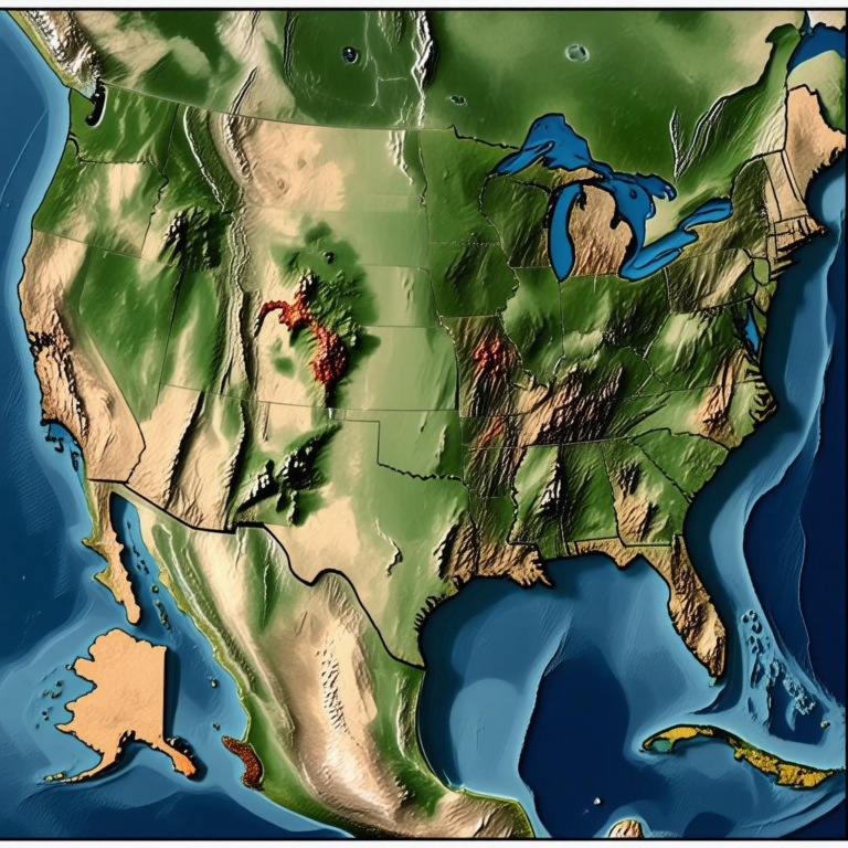 Map Of Fault Lines In The United States