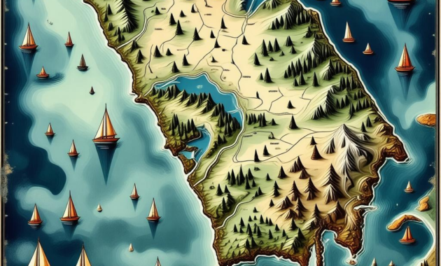 Map Of Georgia Coastal Cities