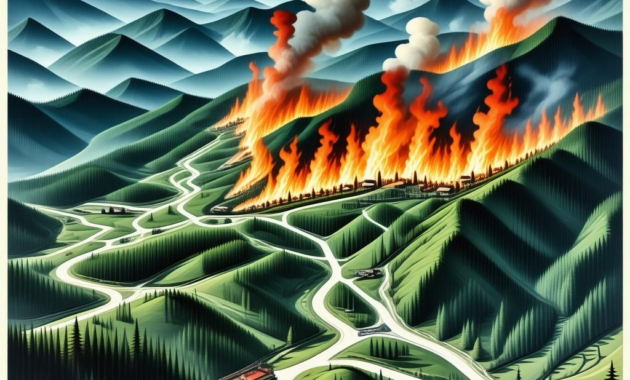 Map Of Fires In Gatlinburg TN