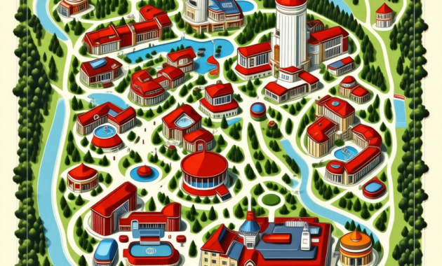 Map Of Disney’s All Star Movies Resort