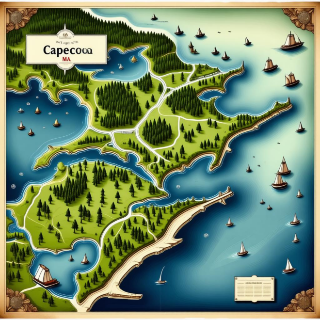 Map Of Cape Cod Ma