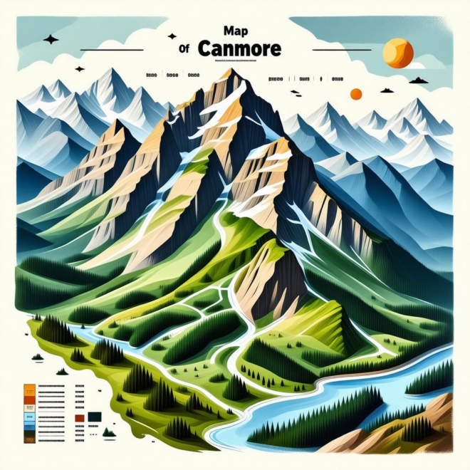 Map Of Canmore