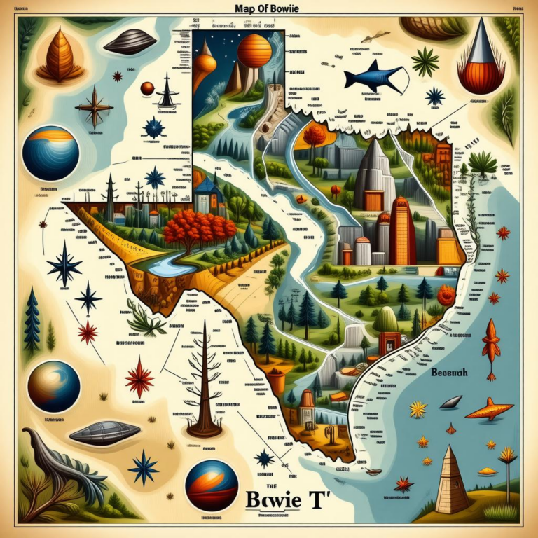 Map Of Bowie Tx