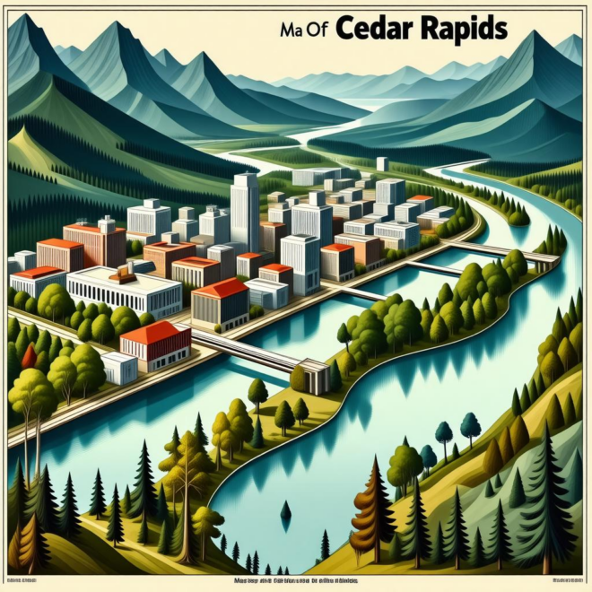 Map Of Cedar Rapids