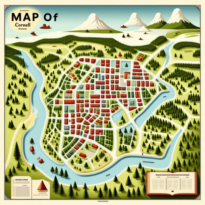 Map Of Cornell