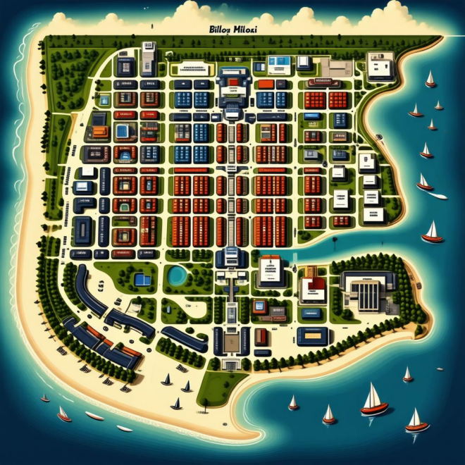 Map Of Biloxi Mississippi Casinos