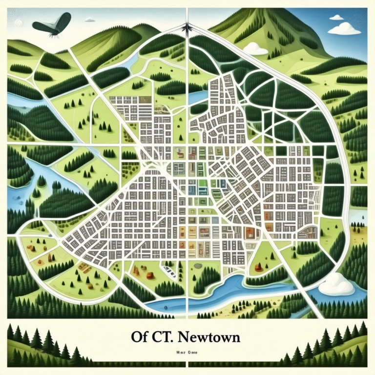 Map Of Ct Newtown