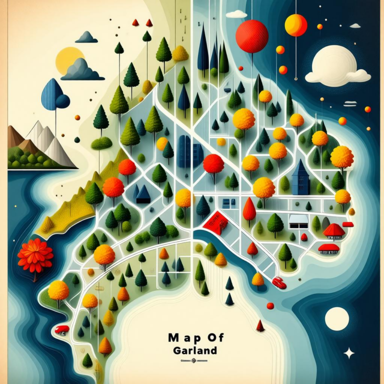 Map Of Garland