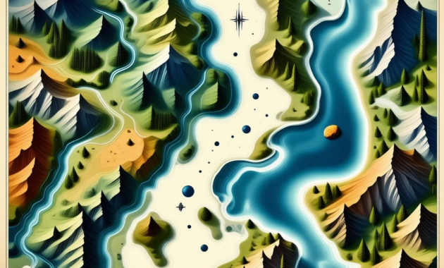 Map Of Eleven Mile Reservoir