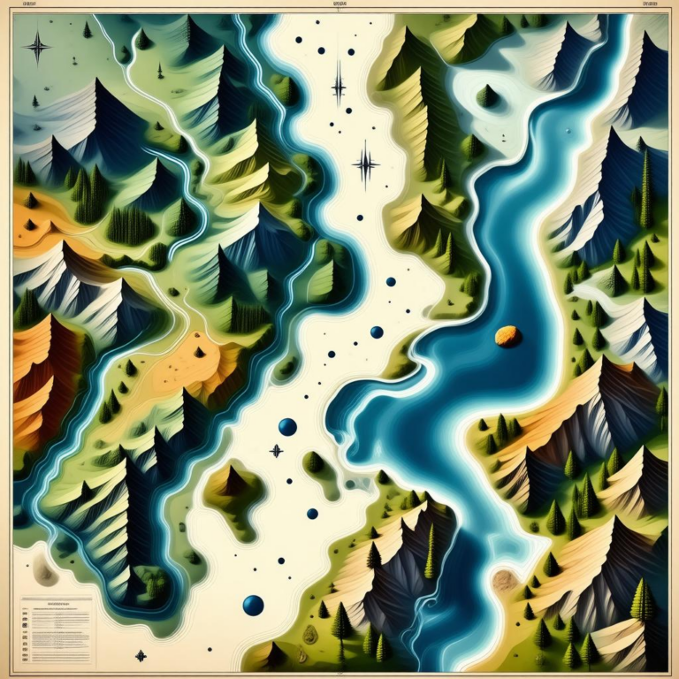 Map Of Eleven Mile Reservoir