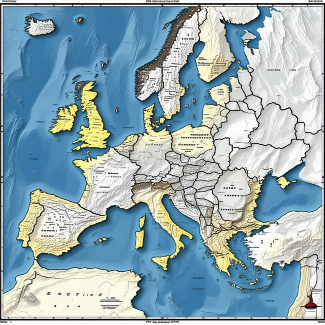 Map Of Europe In 1789