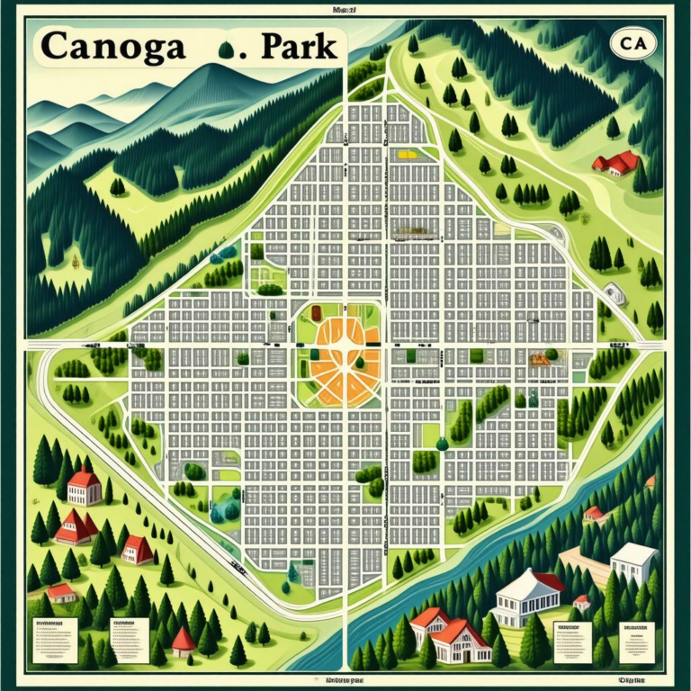Map Of Canoga Park Ca