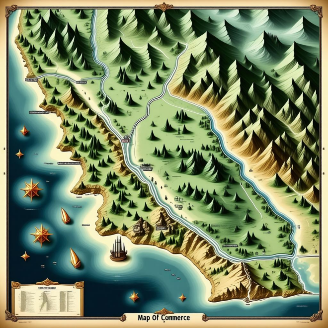 Map Of Commerce California