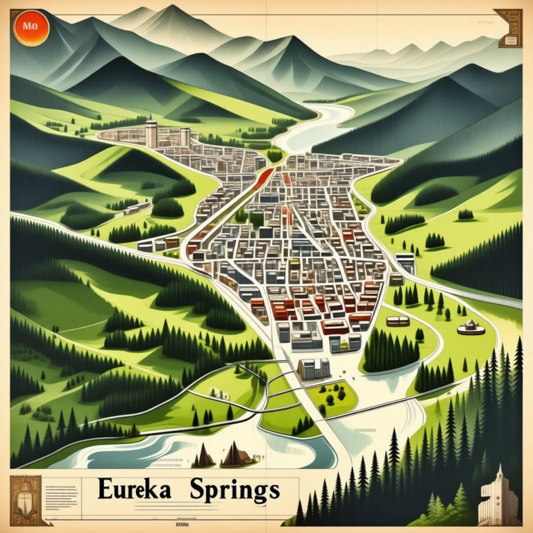 Map Of Eureka Springs Ar