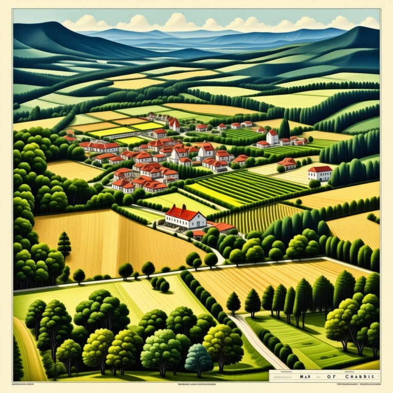Map Of Chablis