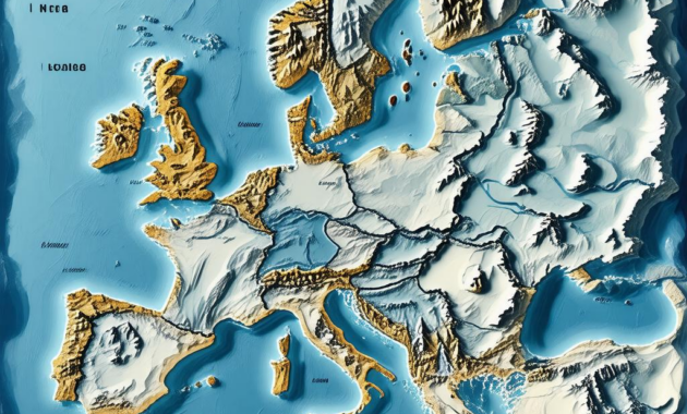 Map Of European Ski Areas