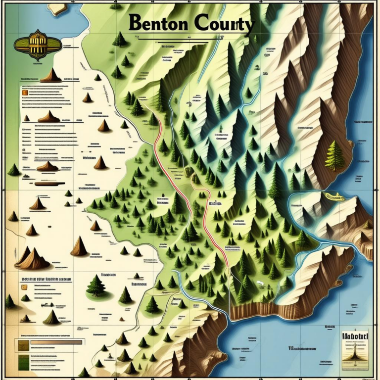 Map Of Benton County