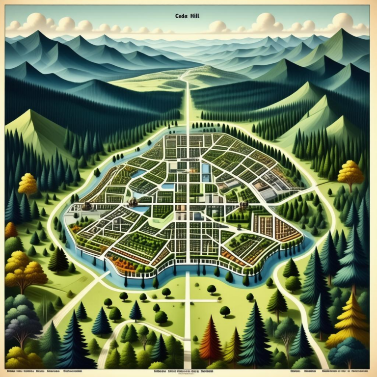 Map Of Cedar Hill