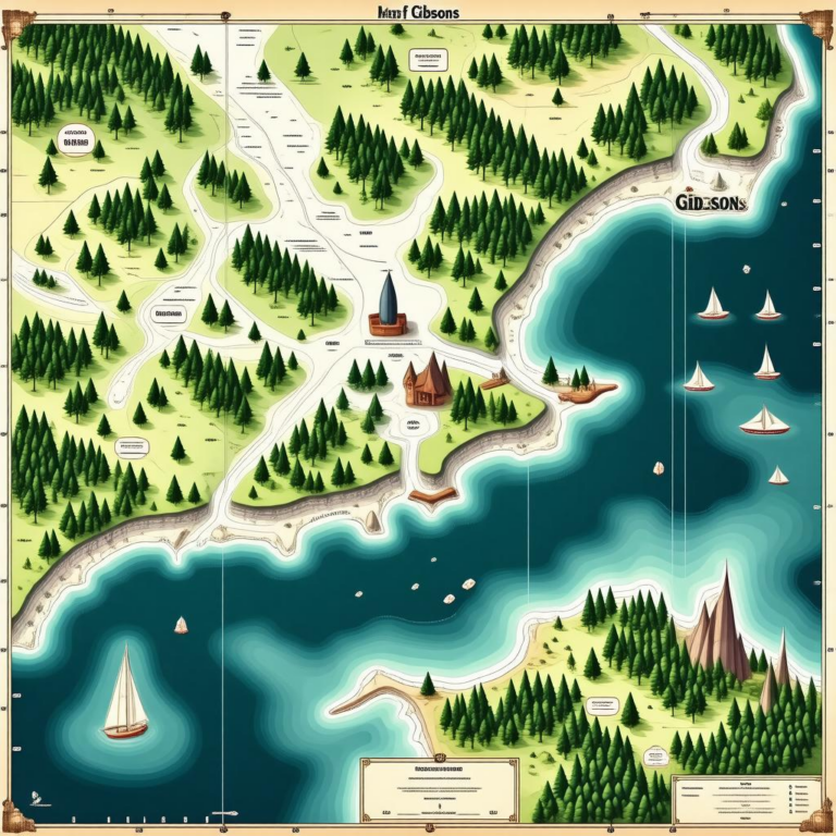 Map Of Gibsons