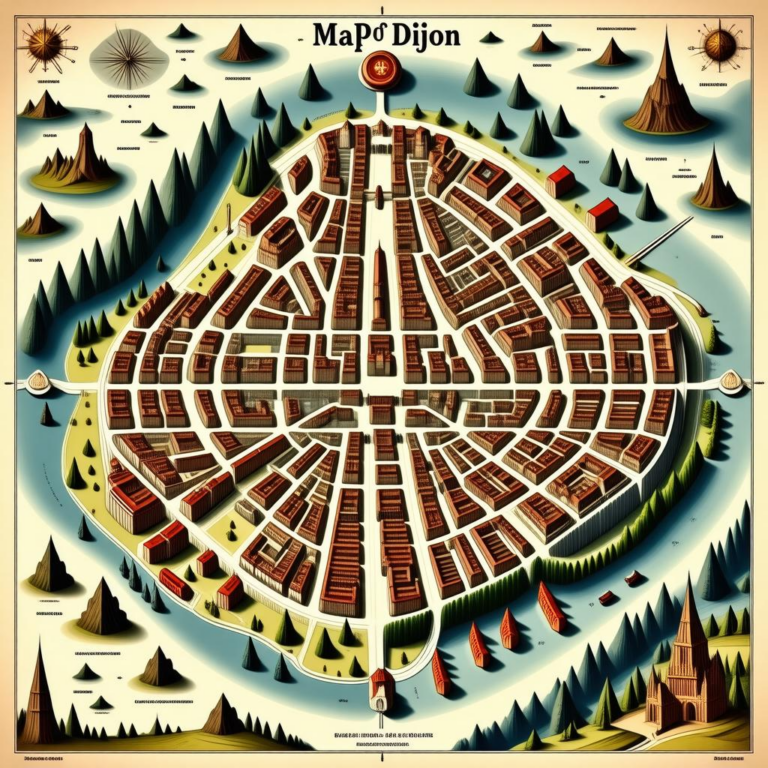 Map Of Dijon