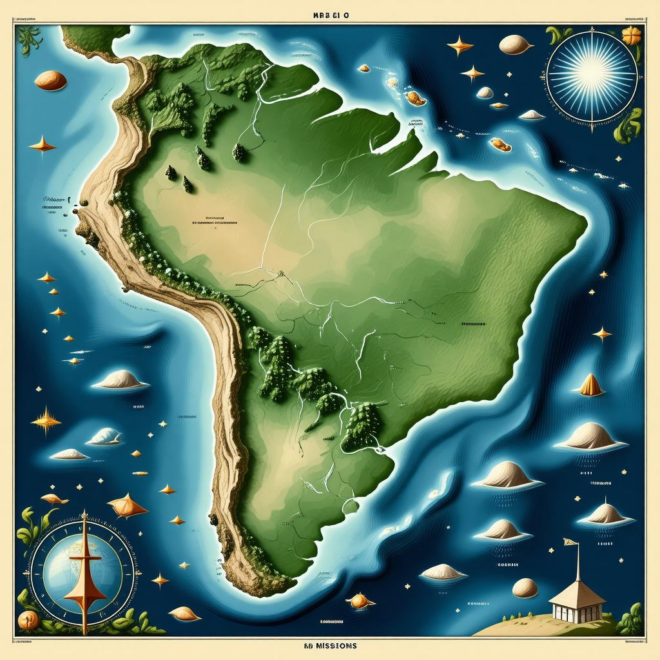 Map Of Brazil Lds Missions