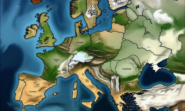 Map Of Europe In 1560