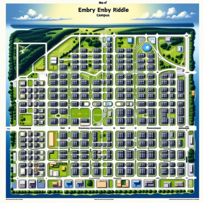 Map Of Embry Riddle Campus