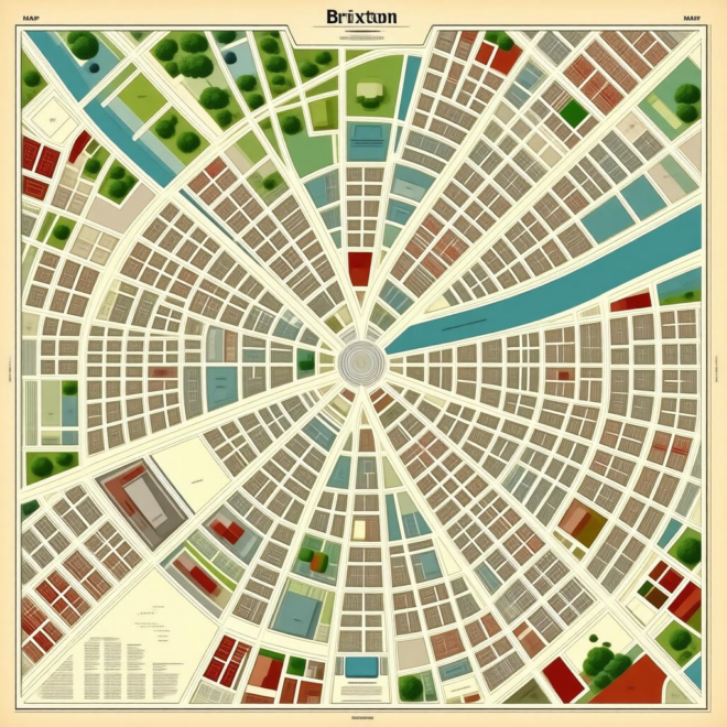 Map Of Brixton