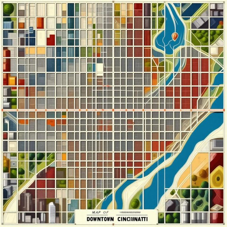 Map Of Downtown Cincinnati