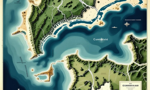Map Of Cumberland Island Georgia